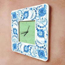 Load image into Gallery viewer, Modern Artistic Wall clock - blue monochrome
