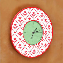 Load image into Gallery viewer, Modern Artistic Wall clock - red monochrome roses - rangreli
