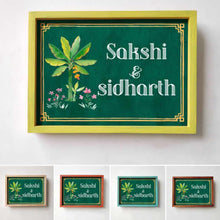 Load image into Gallery viewer, Printed Framed Name plate -  Utsav
