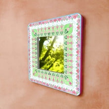 Load image into Gallery viewer, Decorative Designer Mirror - peach and green
