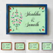 Load image into Gallery viewer, Printed Framed Name plate -  Basant
