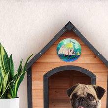 Load image into Gallery viewer, Handpainted Character Table Art - Curious Pug
