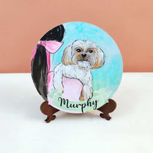 Load image into Gallery viewer, Handpainted Character Table Art - Lhasa apso - rangreli
