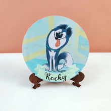 Load image into Gallery viewer, Handpainted Character Table Art -Husky
