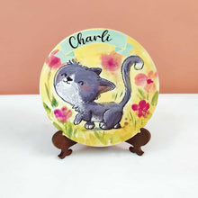 Load image into Gallery viewer, Handpainted Character Table Art - Kitty Love
