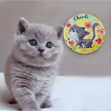 Load image into Gallery viewer, Handpainted Character Table Art - Kitty Love
