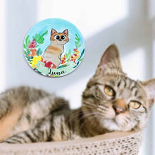 Load image into Gallery viewer, Handpainted Character Table Art - Playful Cat
