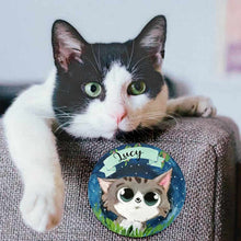 Load image into Gallery viewer, Handpainted Character Table Art - Cat
