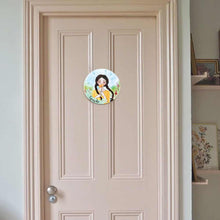 Load image into Gallery viewer, Handpainted Character Table Art - Flower Smelling Girl - rangreli
