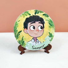 Load image into Gallery viewer, Handpainted Character Table Art - Shy Boy

