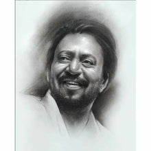 Load image into Gallery viewer, Black and White Hand painted Portrait - Style 1
