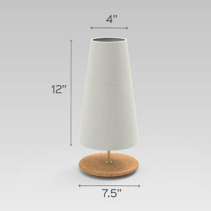 Cone Table Lamp - Patchy Abstract Lamp Shade - rangreli