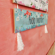 Load image into Gallery viewer, Wall Art - Quote Wall Hanging Planks - Live Every Moment
