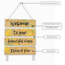 Load image into Gallery viewer, Wall Art - Quote Wall Hanging Planks - Welcome - rangreli
