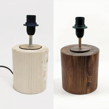 Load image into Gallery viewer, Cone Table Lamp - Dual Tone Flowers Lamp Shade - rangreliart
