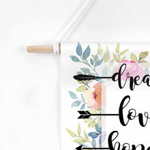 Load image into Gallery viewer, Wall Decor - Tapestry - Dream Love Hope Believe
