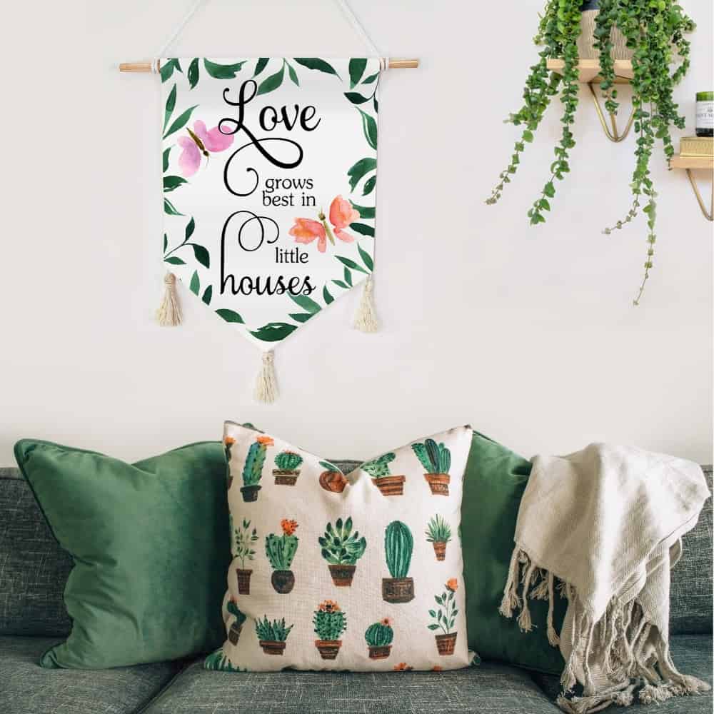 Wall Decor - Tapestry - Love Grows